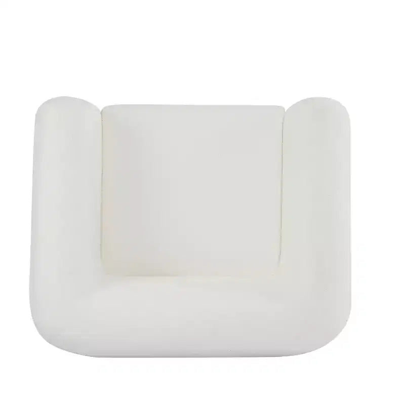Poltrona Club Rivestita in Bouclé – Beige