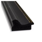 Kit Cornice per Specchio da Bagno Adesiva - Completamente Assemblata, Specchio Non Incluso - Bordo Stretto Bronzo Accentuato
