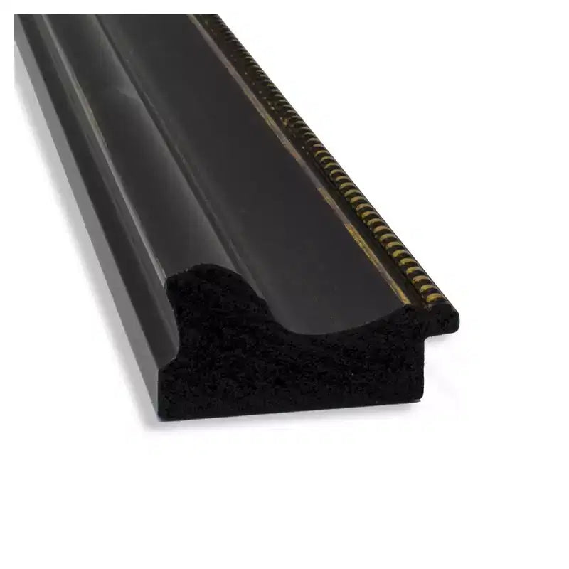 Kit Cornice per Specchio da Bagno Adesiva - Completamente Assemblata, Specchio Non Incluso - Bordo Stretto Bronzo Accentuato