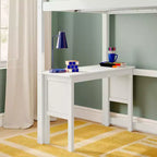 Letto a soppalco alto singolo con scrivania e scala