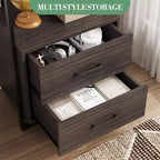Libreria a 3 ripiani con 2 cassetti
