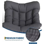 Set Papasan per esterni con dondolo e poggiapiedi