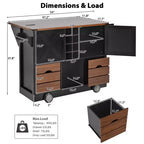 Isola da cucina con anta a ribalta e presa di corrente, armadio contenitore con 2 ante, 2 cassetti e organizer da piano di lavoro