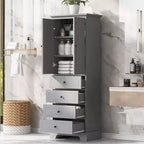 Mobiletto Contenitore Autoportante con 4 Cassetti e 2 Ante