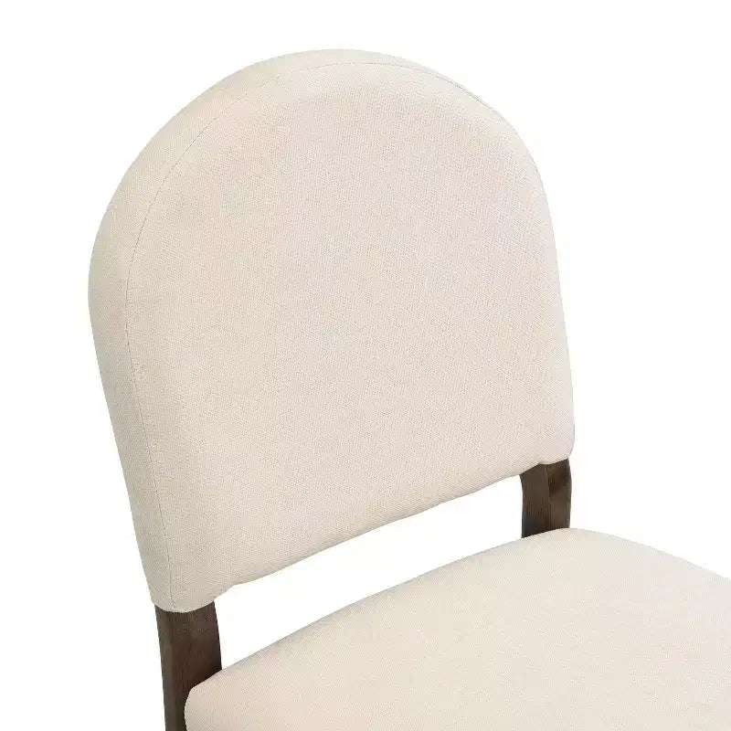 Sedie da pranzo imbottite in tessuto Mid-Century (set da 2)