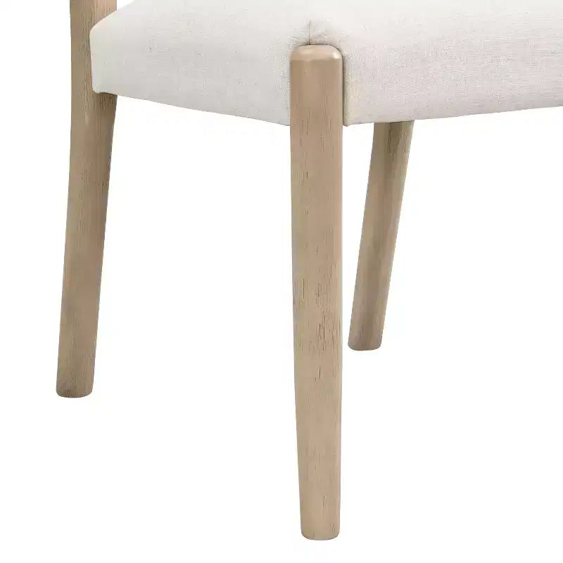 Sedie da pranzo imbottite in tessuto Mid-Century (set da 2)