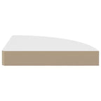 Mensole Angolari Flottanti Set da 2, MDF Bianco