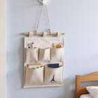 Organizzatore da Parete con Stampa Torre Eiffel – 5 Tasche in Tela, 31,75x24,13 cm