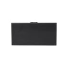 Cassettiera a 3 cassetti in legno di acacia rustico e rattan – Grigio scuro