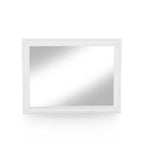 Specchio Rettangolare Contemporaneo con Luce LED e Porta USB – Bianco Luminoso
