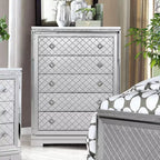 Tenaya 5 Drawer Chest Silver - HOMES: Inside + Out