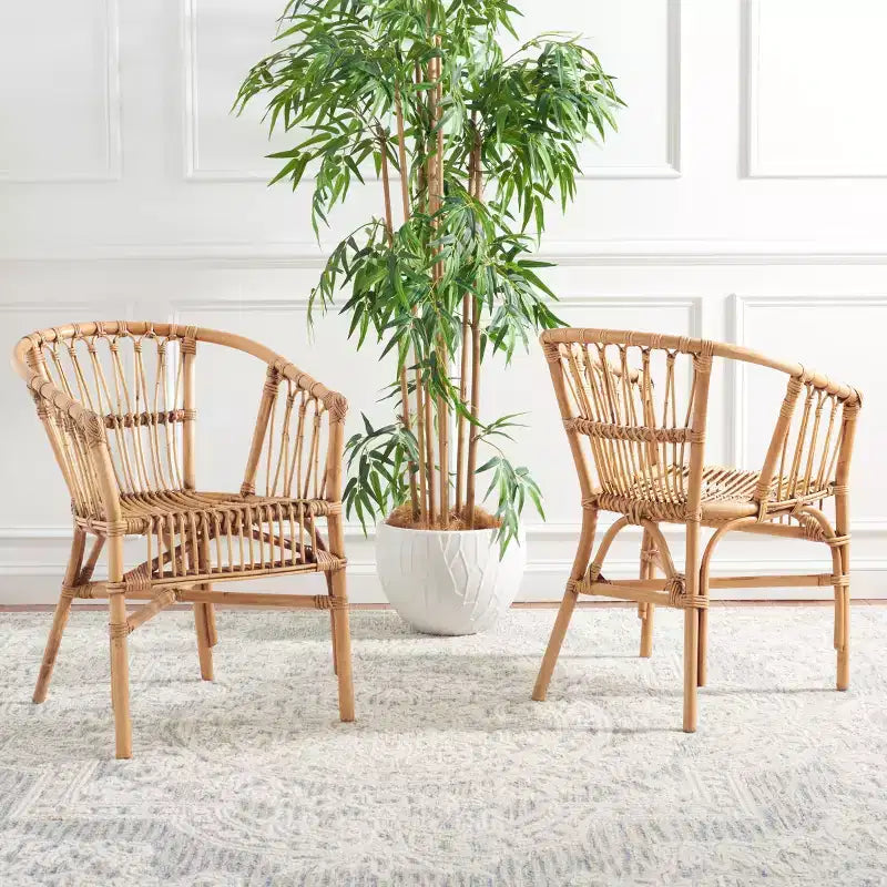 Poltrona in Rattan (Set da 2)