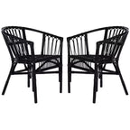Adriana Rattan Accent Chair - ACH6505 - Set of 2 - Safavieh